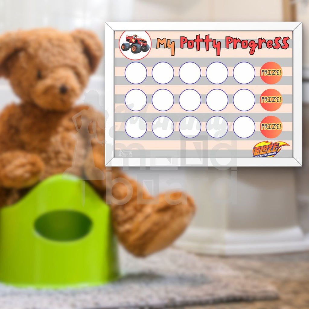 Blaze Potty Training Chart – Mommy Moodboard