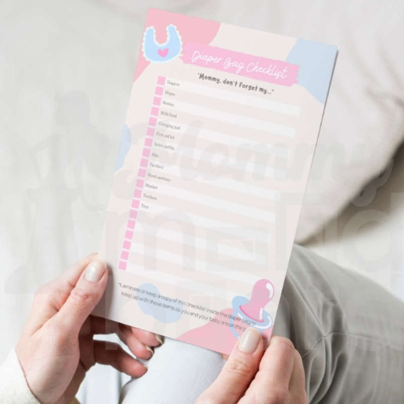 Diaper Bag Checklist